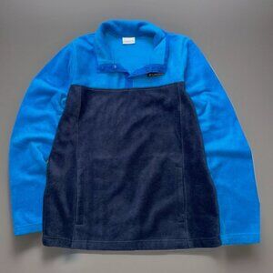 Columbia Fleece Jacket Youth XL 18-20 Women’s Small  Pullover Blue